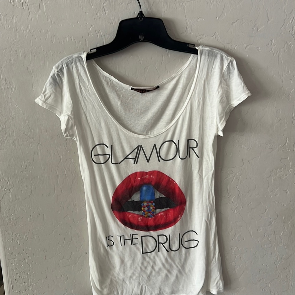 Glamour is the Drug luxury graphic tee